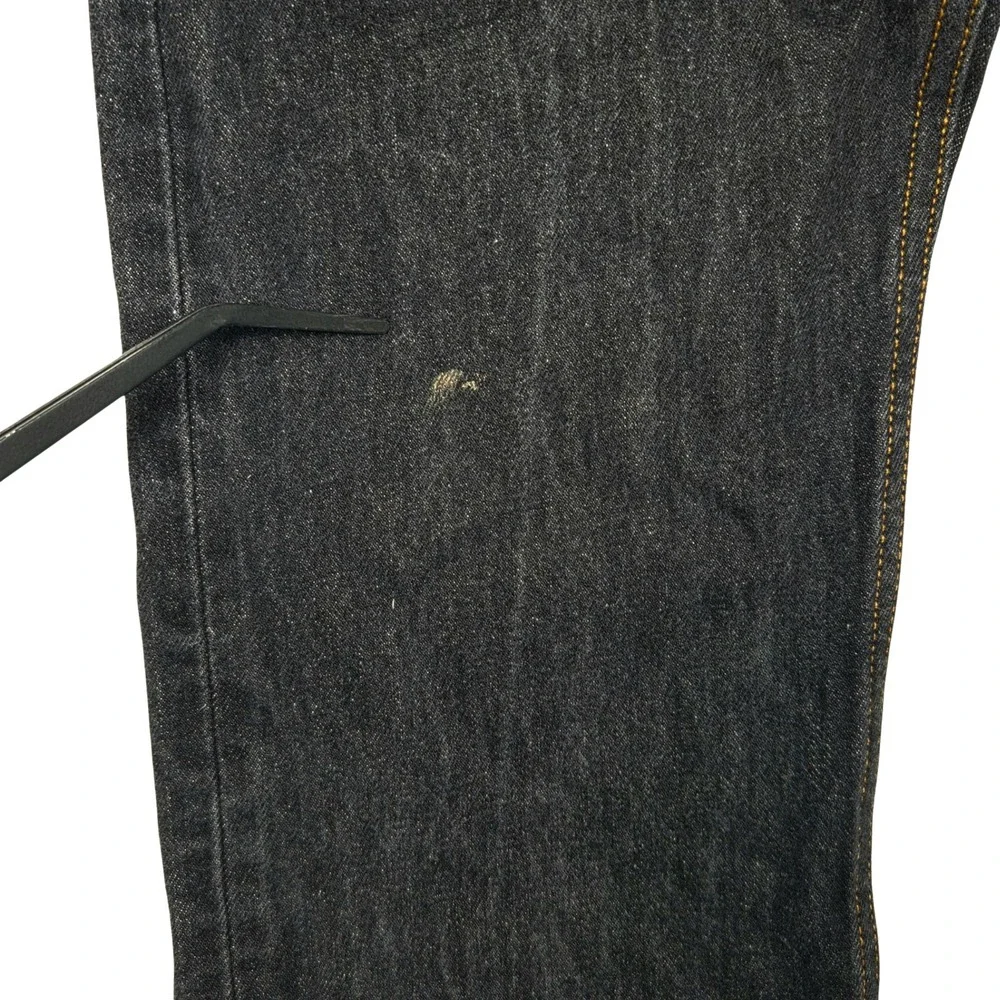 Levis 501 Original Fit Jeans Mens 30x32 Fits 28×27 Black‎ Dark Wash Straight